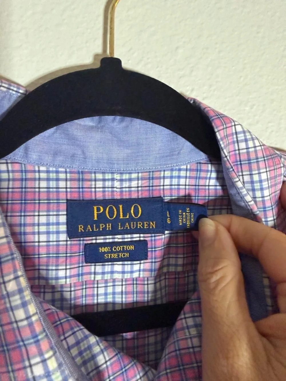 Polo by Ralph Lauren Pink & Light Blue Plaid Button-Down Shirt